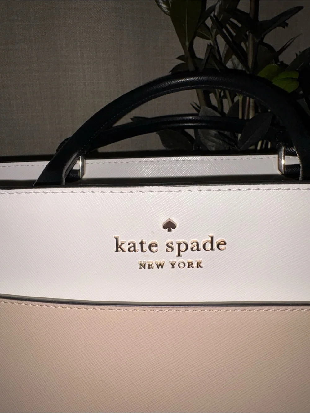 kate spade structured leather